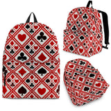 Casino Cards Suits Pattern Print Design 03 Backpack