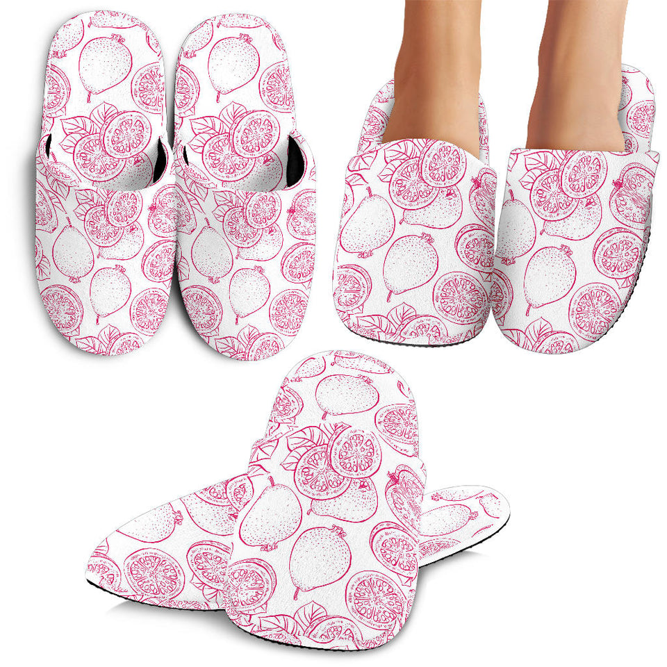 Sketch Guava Pattern Slippers