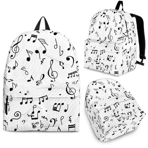 Music Notes Pattern Print Design 04 Backpack