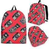 Camera Pattern Print Design 05 Backpack