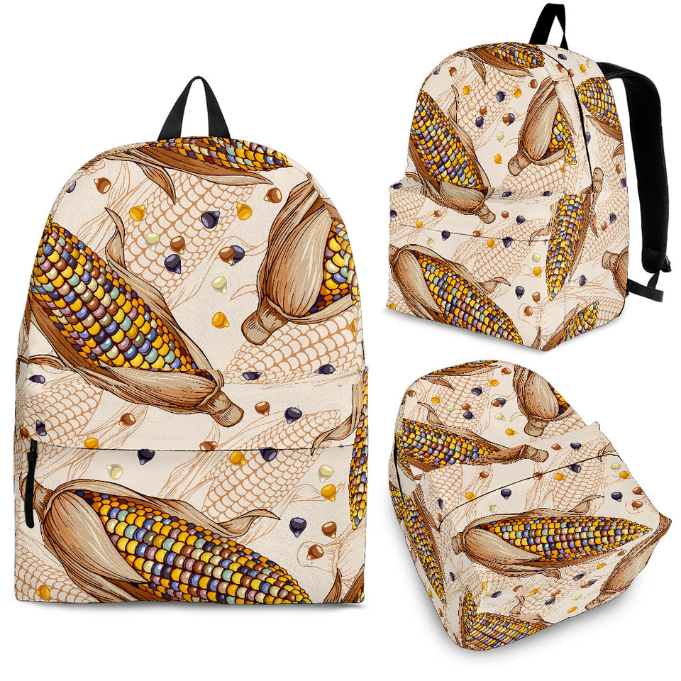 Corn Pattern Print Design 03 Backpack