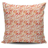 Fire Flame Watercolor Pattern Pillow Cover