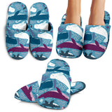 Whale Design Pattern Slippers