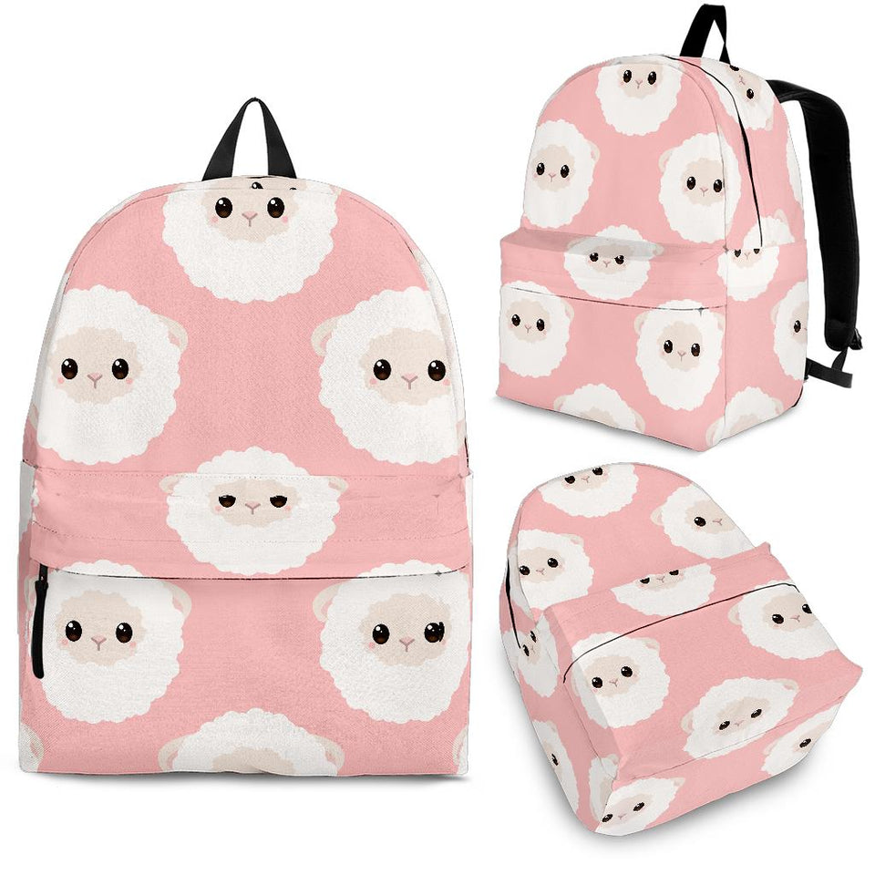 Cute Sheep Pattern Backpack