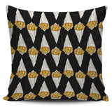 French Fries Dark Background Pillow Cover