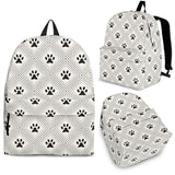 Dog Paws Pattern Print Design 03 Backpack