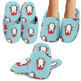 Cute Penguin Christmas  Design Pattern Slippers