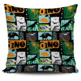 Dinosaurs Print Pattern Pillow Cover