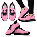 Sweet Candy Pink Background Women'S Sneaker Shoes