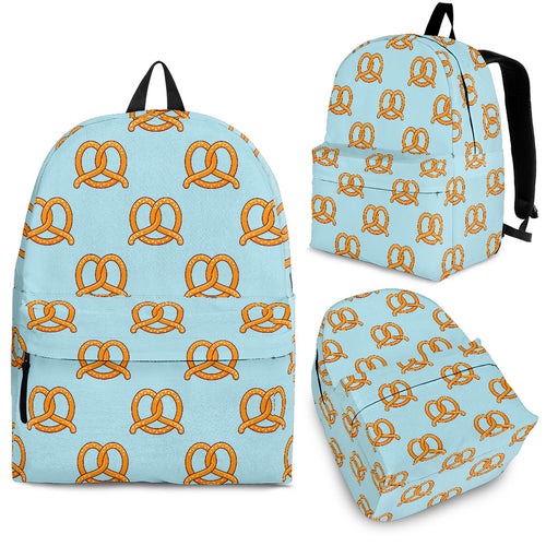 Pretzels Pattern Print Design 03 Backpack