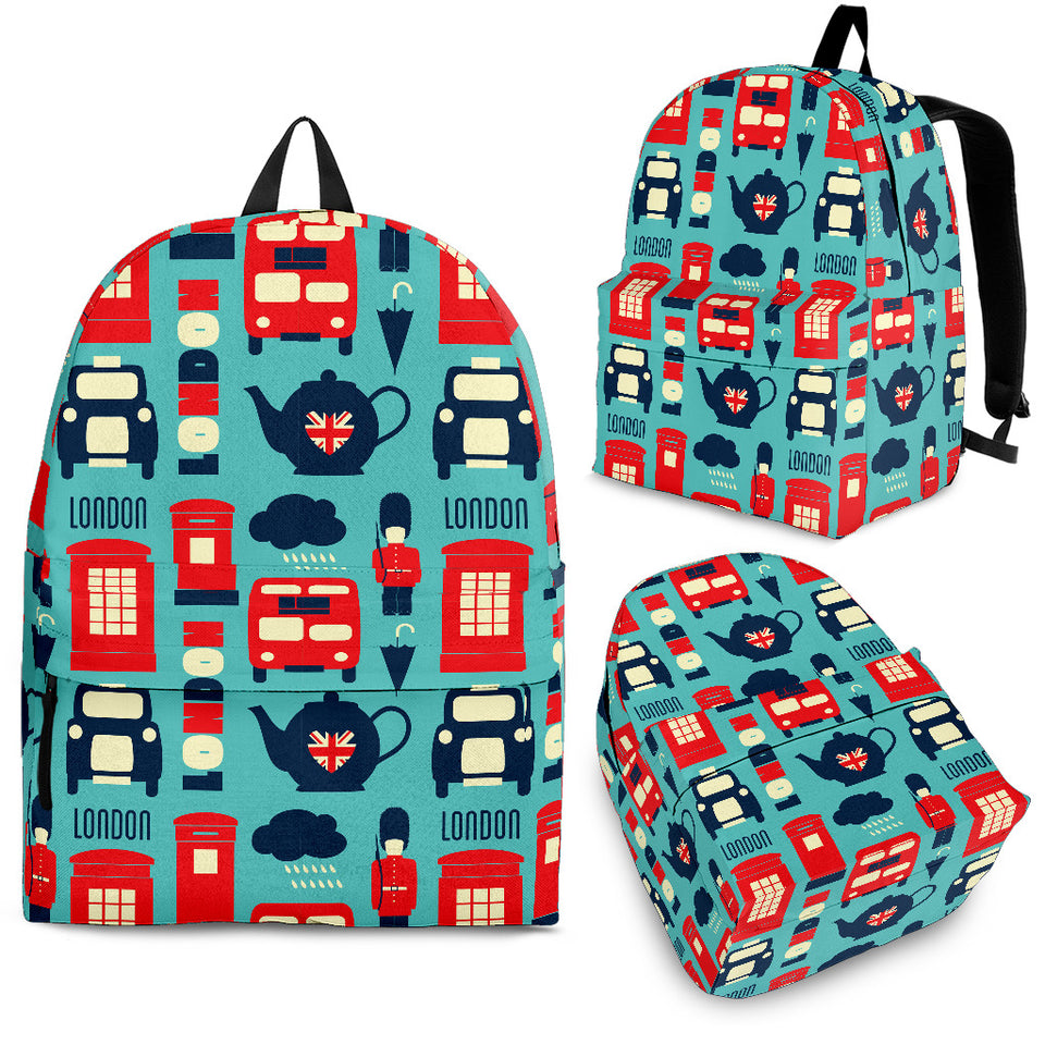 British Pattern Print Design 04 Backpack