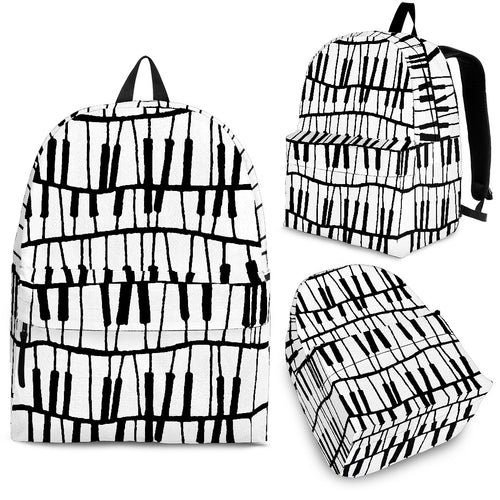 Piano Pattern Print Design 03 Backpack