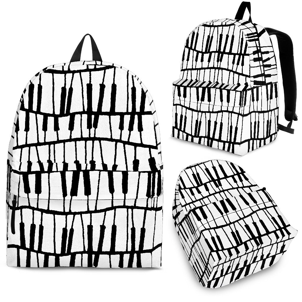 Piano Pattern Print Design 03 Backpack