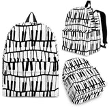 Piano Pattern Print Design 03 Backpack