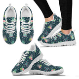 Cactus Glass Terrarium Pattern Women'S Sneaker Shoes