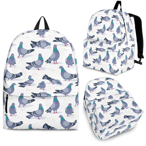 Pigeon Pattern Print Design 03 Backpack