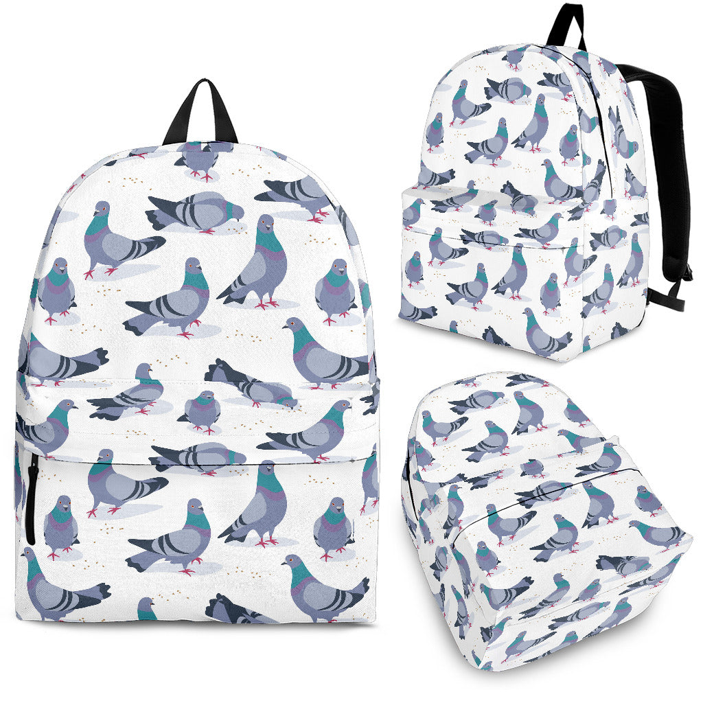 Pigeon Pattern Print Design 03 Backpack