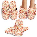 Fire Flame Watercolor Pattern Slippers