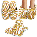 Rhino Yellow Theme Pattern Slippers