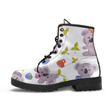 Cute Koalas Teapots Tea Leather Boots