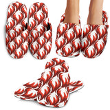 Fire Flame Symbol Design Pattern Slippers