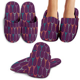 Eiffel Tower Pattern Print Design 05 Slippers