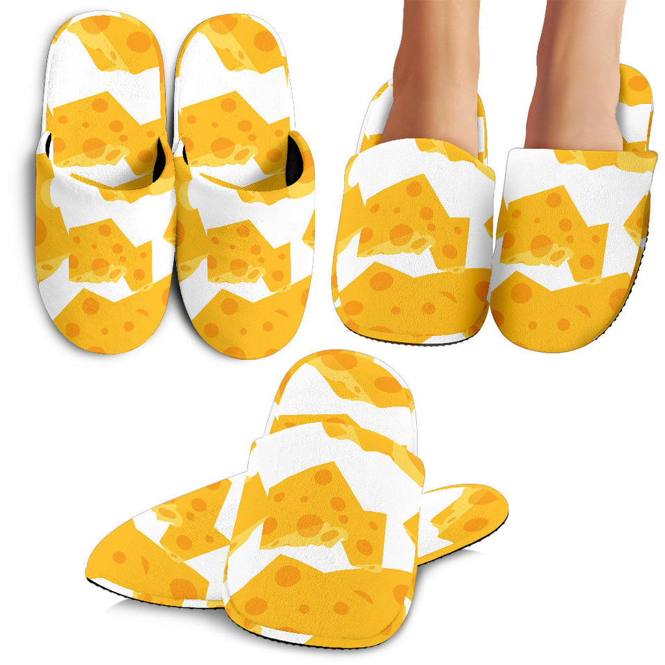 Cheese Slice Pattern Slippers