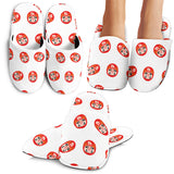 Daruma Japanese Wooden Doll Pattern Slippers