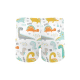 Cute funny kids dinosaurs pattern Men's Swimming Trunks