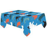 Colorful rhino pattern Tablecloth