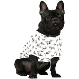 Chihuahua dog pattern All Over Print Pet Dog Round Neck Fuzzy Shirt