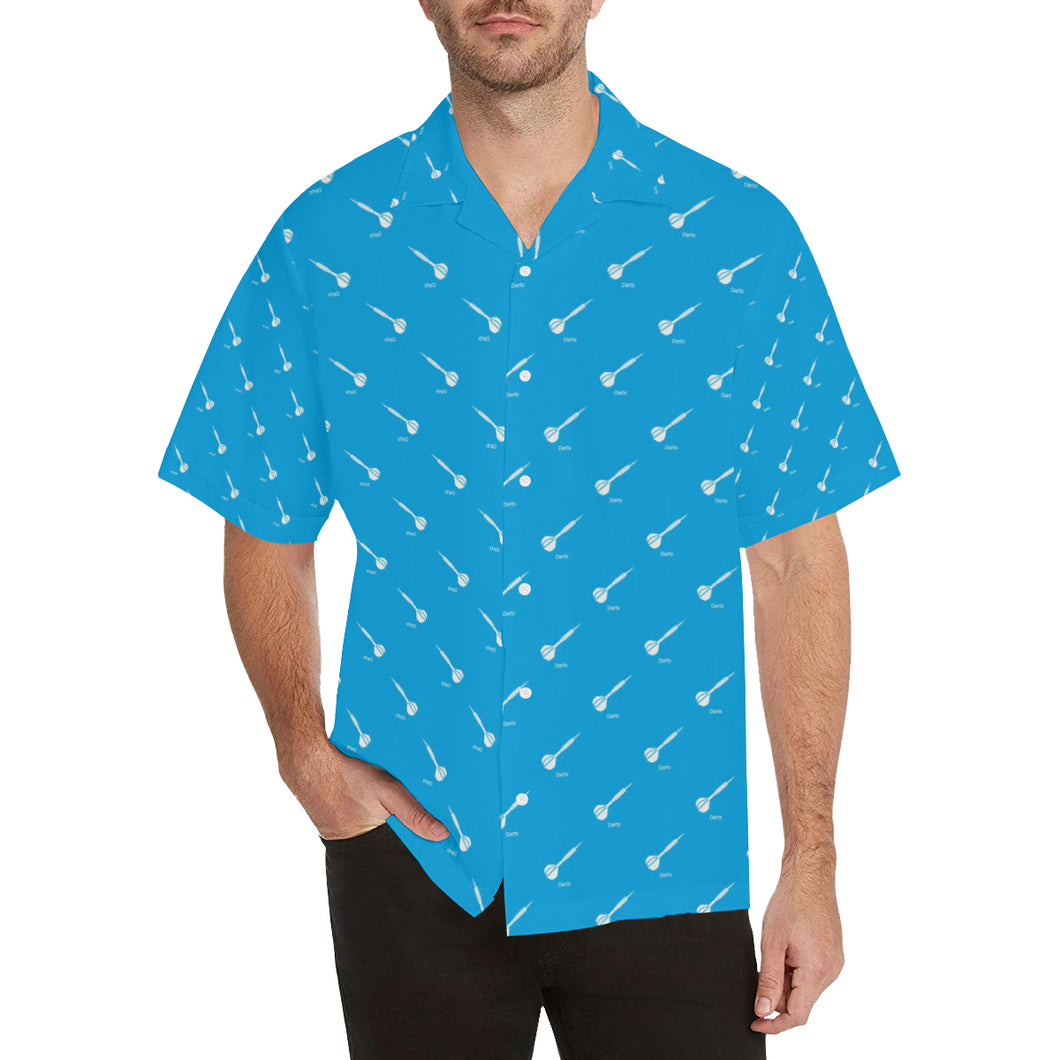 Darts Pattern Print Design 05 Men's All Over Print Hawaiian Shirt (Model T58)