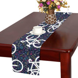 Bicycle Pattern Print Design 03 Table Runner