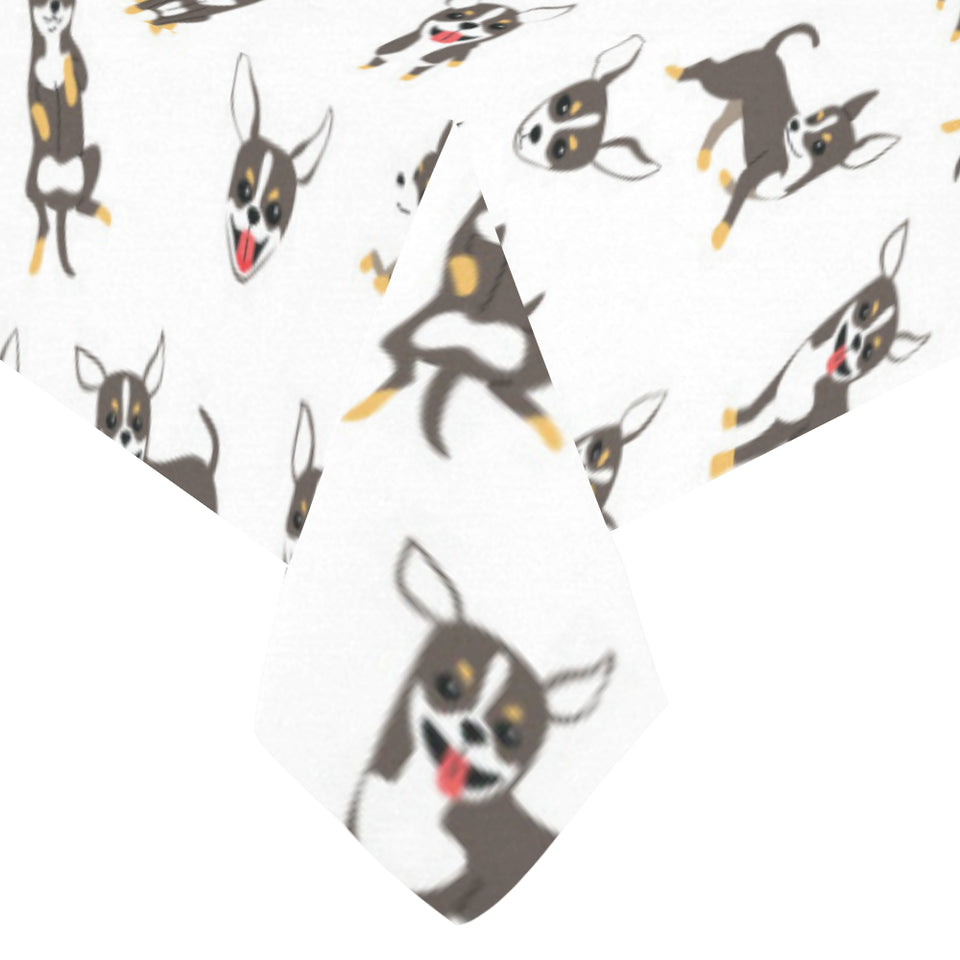 Chihuahua dog pattern Tablecloth