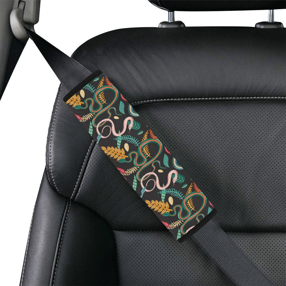 Colorful snake plant pattern Car Seat Belt Cover