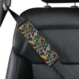 Colorful snake plant pattern Car Seat Belt Cover