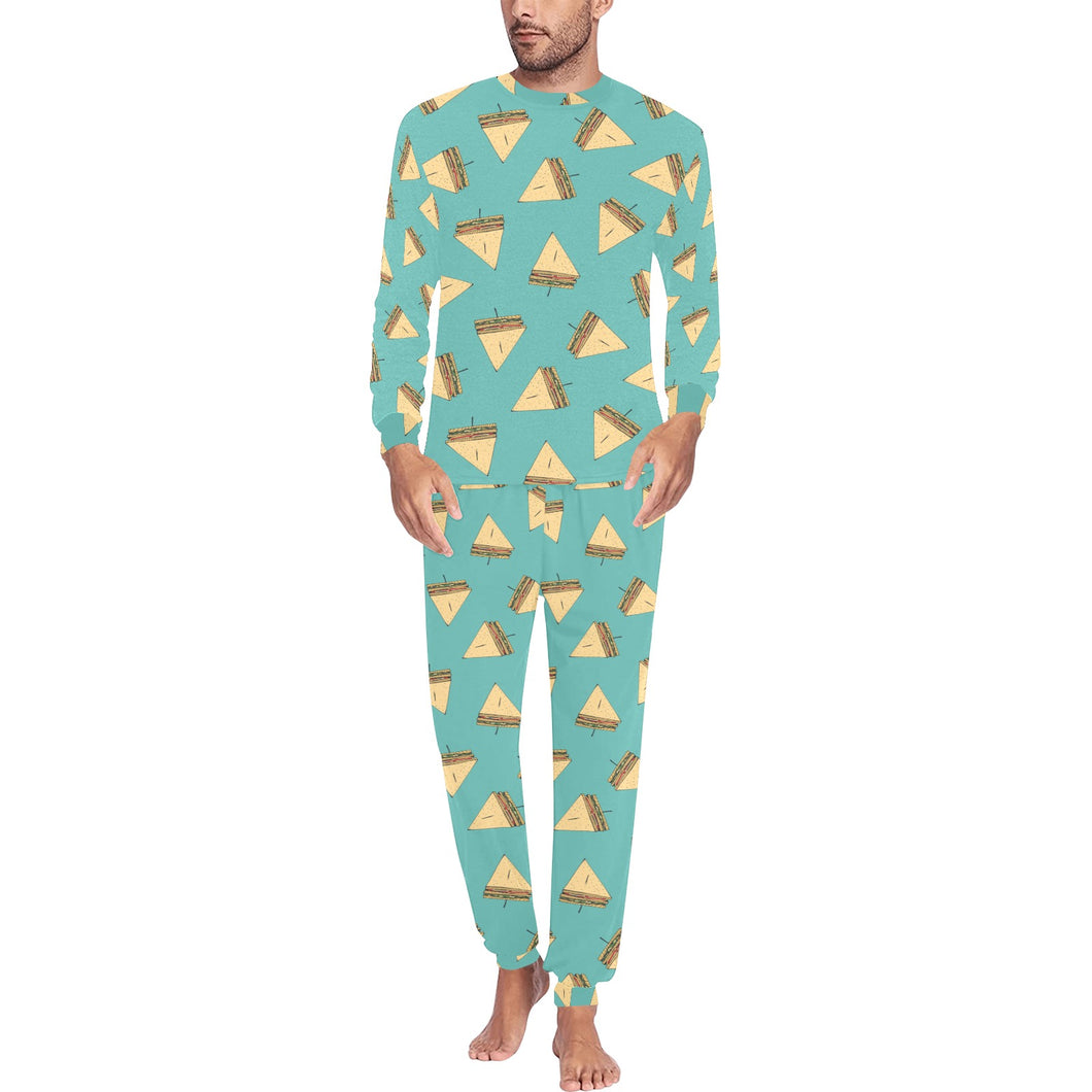 Sandwich Pattern Print Design 03 Men's All Over Print Pajama