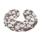 Garlic bulb dark background U-Shaped Travel Neck Pillow