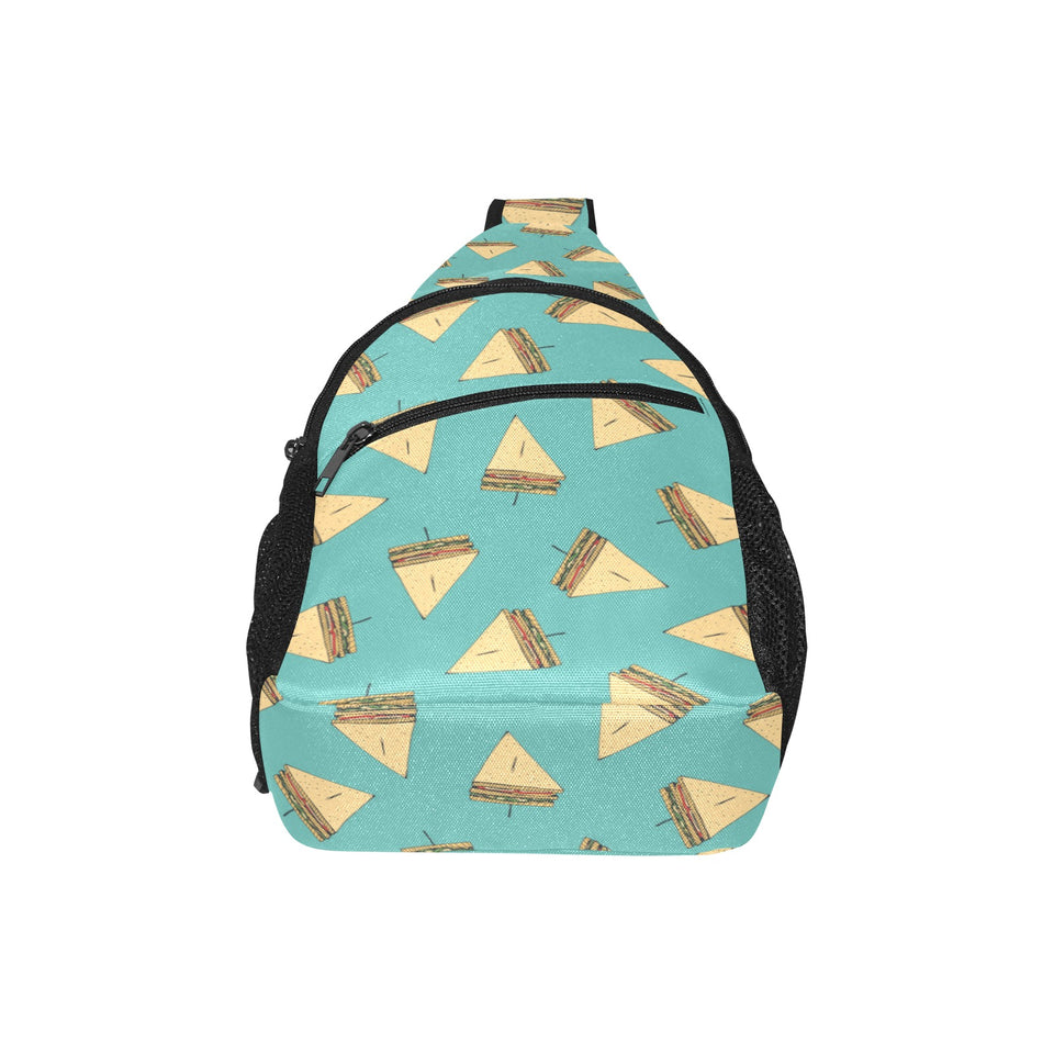Sandwich Pattern Print Design 03 All Over Print Chest Bag