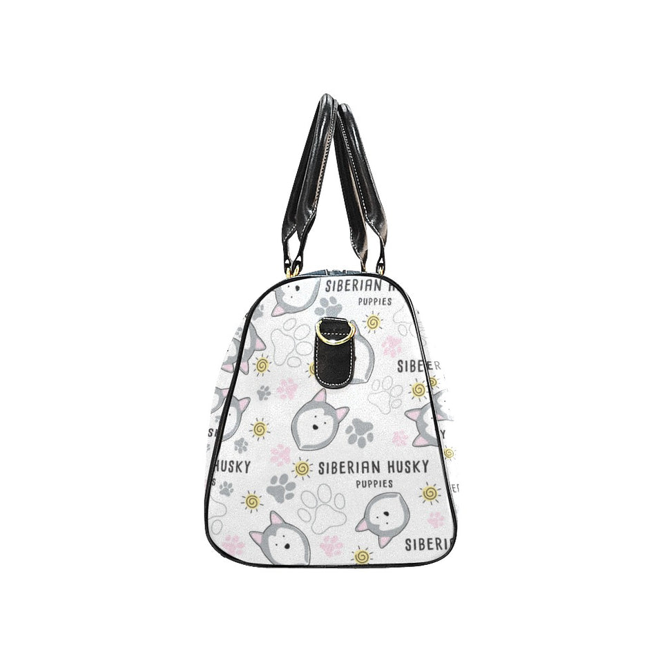 Siberian Husky design pattern Travel Bag