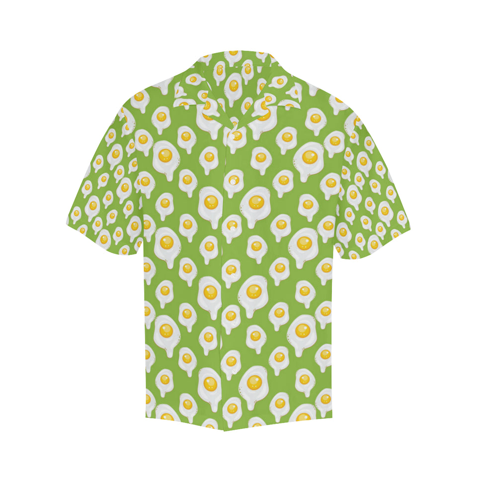 Fried Eggs Pattern Print Design 01 Men's All Over Print Hawaiian Shirt (Model T58)