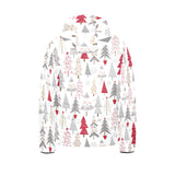Cute Christmas tree pattern Kids' Boys' Girls' Padded Hooded Jacket