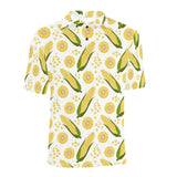 Corn Pattern Print Design 05 Men's All Over Print Polo Shirt