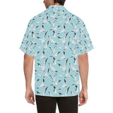 Seagull Pattern Print Design 01 Men's All Over Print Hawaiian Shirt (Model T58)