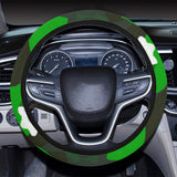 Frog waterlily pattern Car Steering Wheel Cover