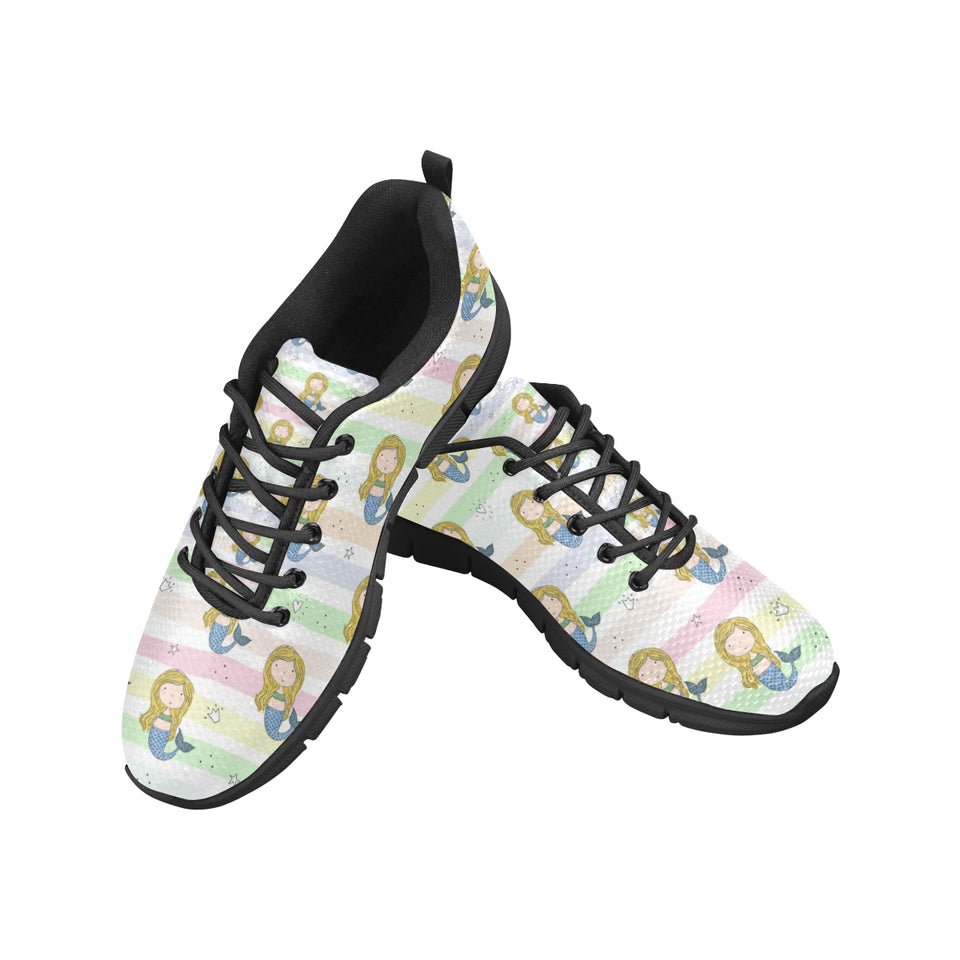 Cute hand drawn mermaid Women's Sneaker Shoes