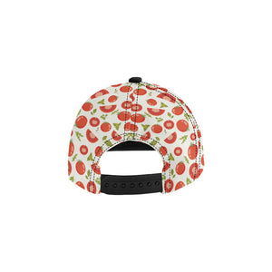 Tomato pattern All Over Print Snapback Cap