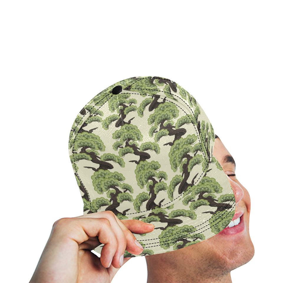Bonsai pattern All Over Print Snapback Cap