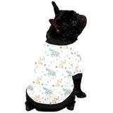Cute Rhino pattern All Over Print Pet Dog Round Neck Fuzzy Shirt