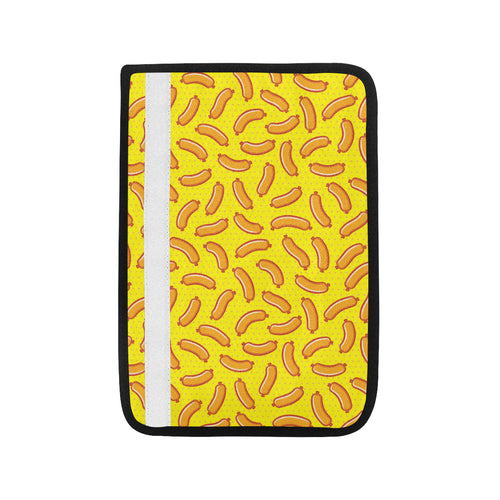 Sausage Pattern Print Design 01 Car Seat Belt Cover